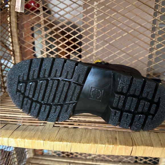 Dr Martens Woodard Grizzly Hiker Boots in Dark Brown - Picture 4 of 6